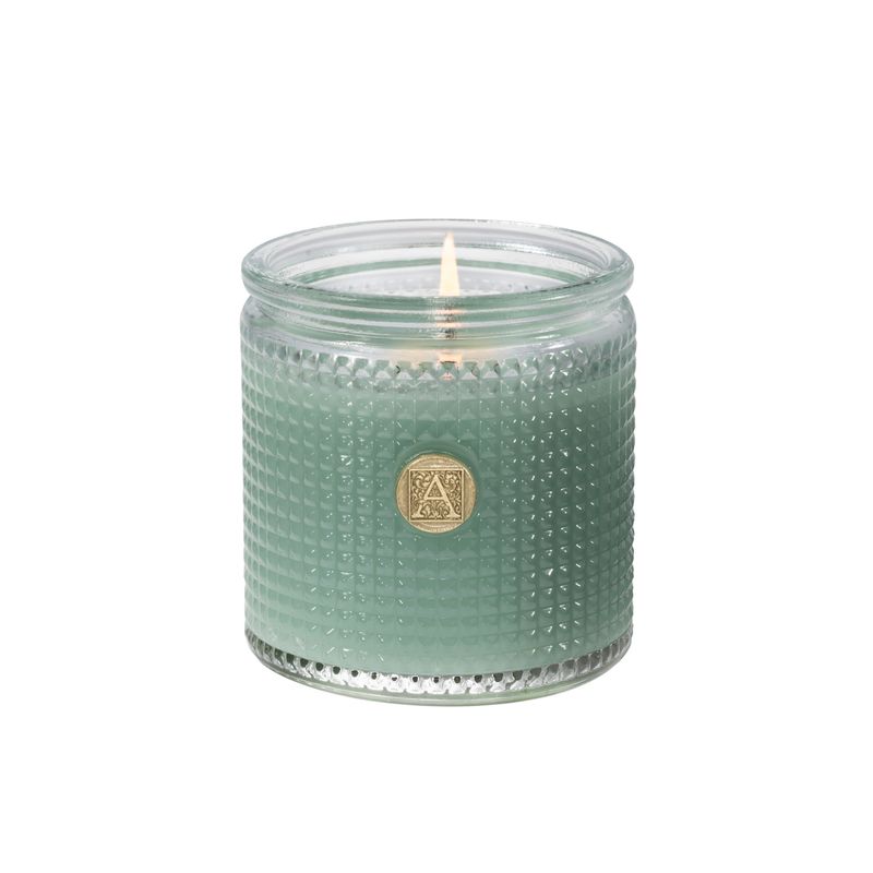 2025  52147 SILVER EUCALYPTUS GLASS CANDLE