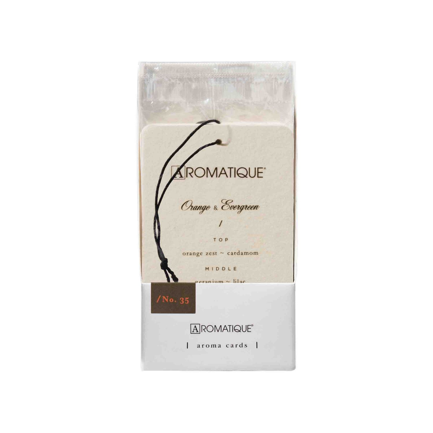 2025 11313 ORANGE AND EVERGREEN AROMA CARD