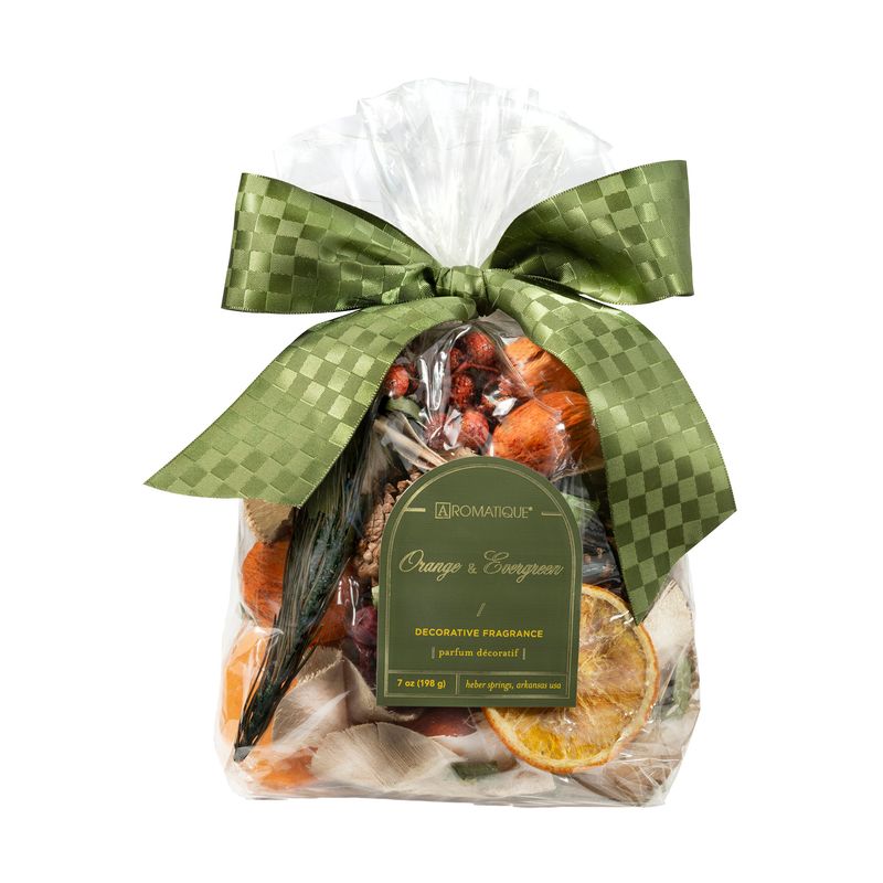 2025 11328 ORANGE AND EVERGREEN POPOURRI
