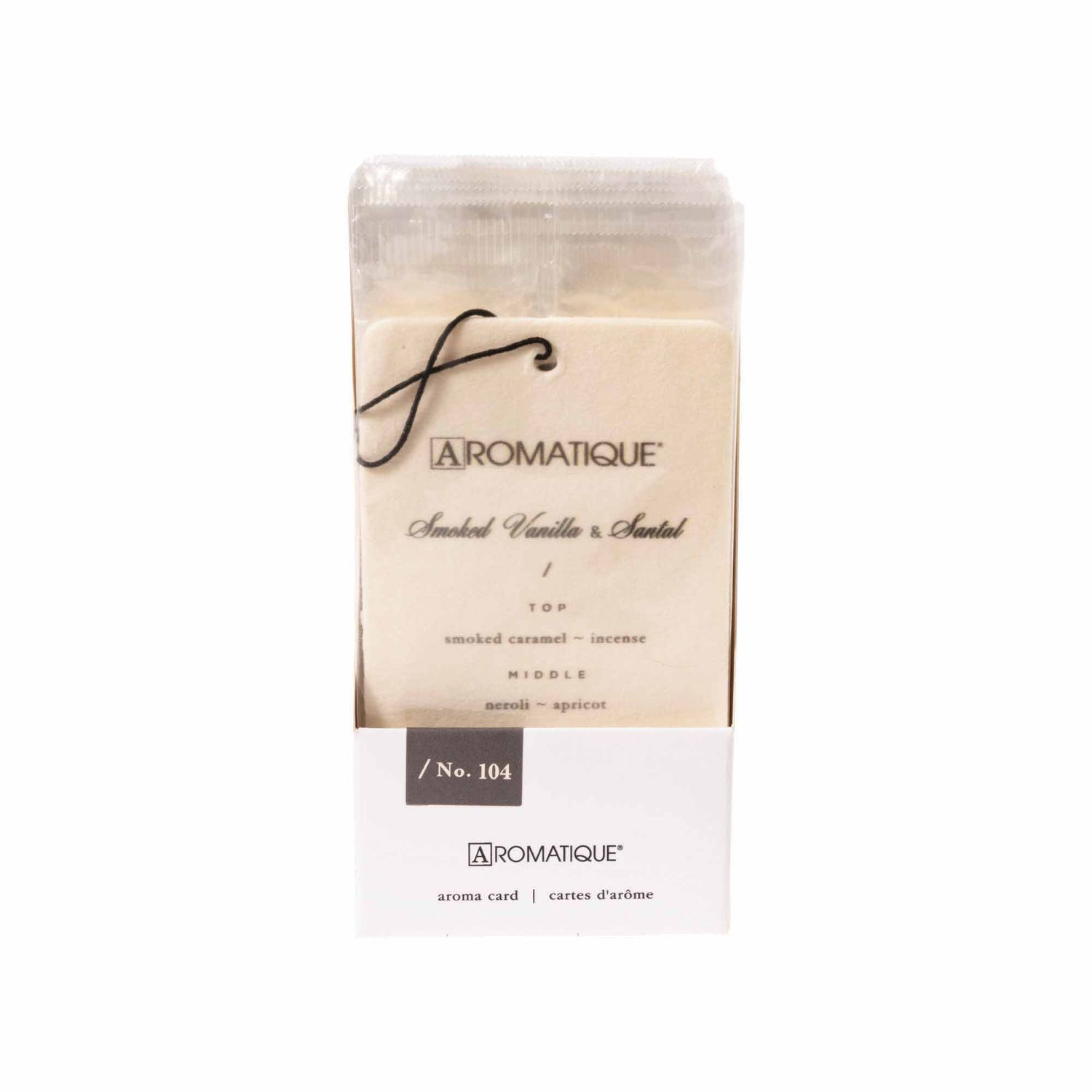 2025  78012 SMOKED VANILLA &amp; SANTAL AROMA CARD