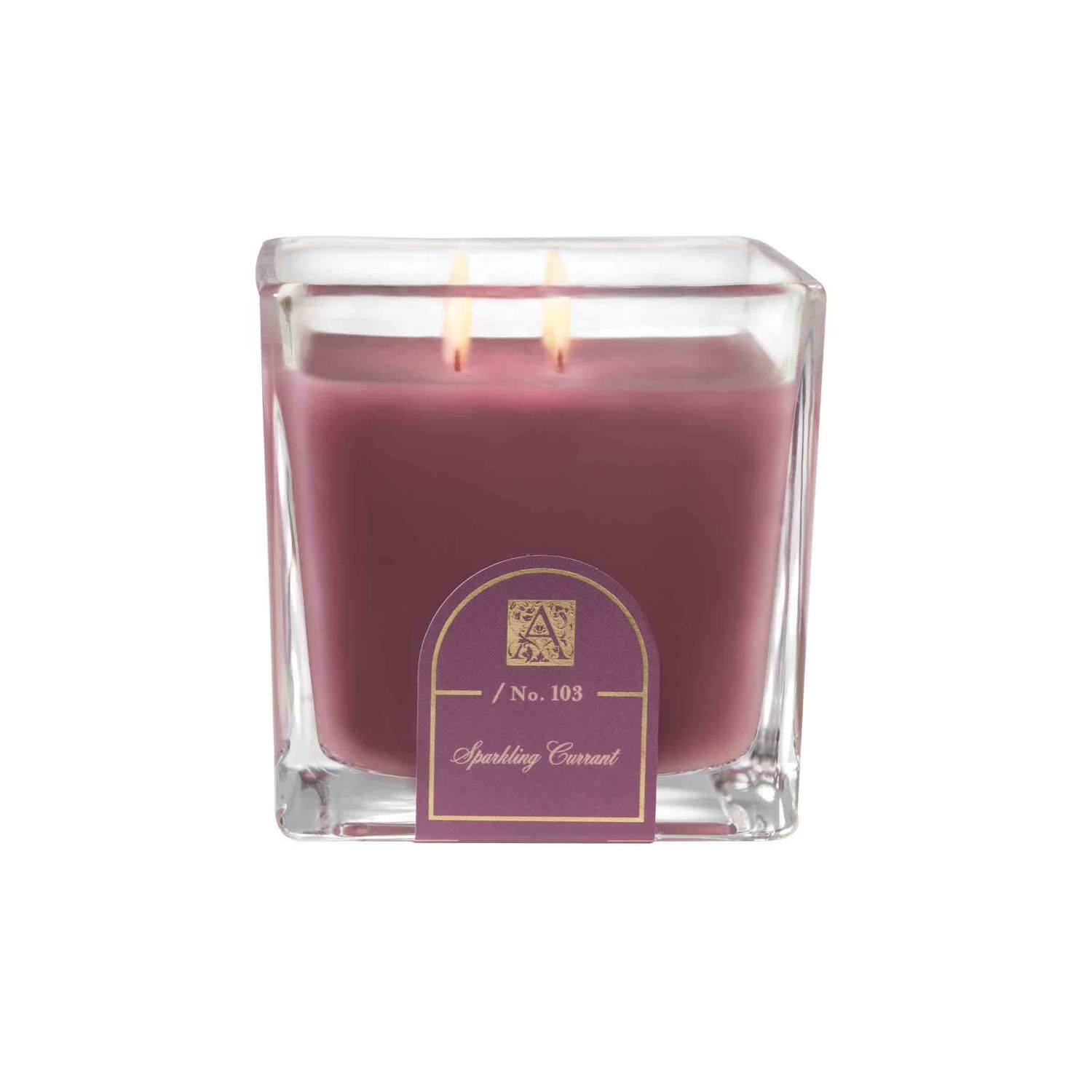 2025 80147 SPARKLING CURRANT CUBE CANDLE 12OZ (30.00)