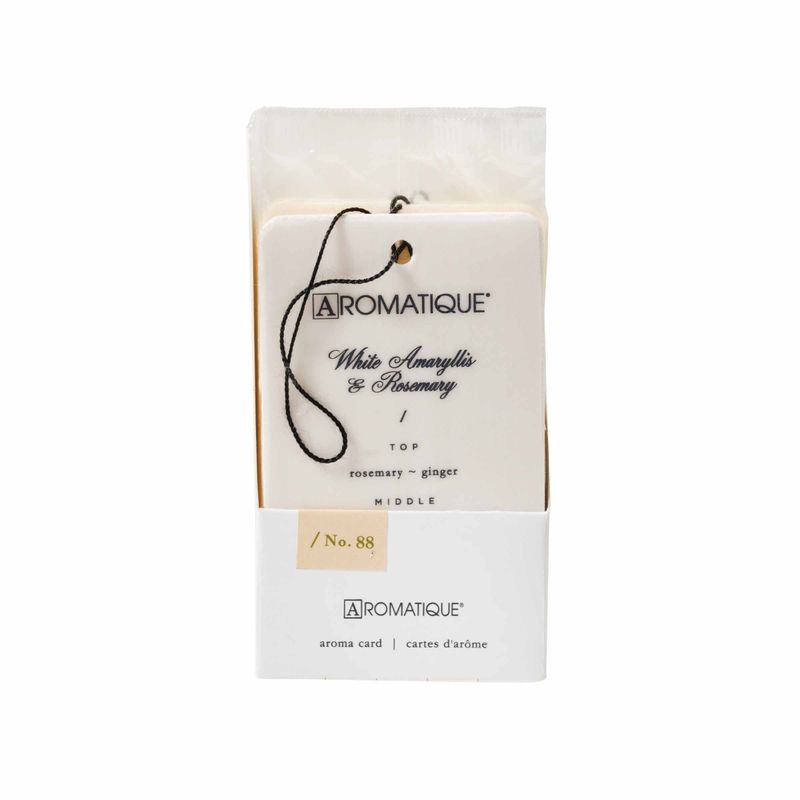 2025  29220 WHITE AMARYLLIS &amp; ROSEMARY AROMA CARD
