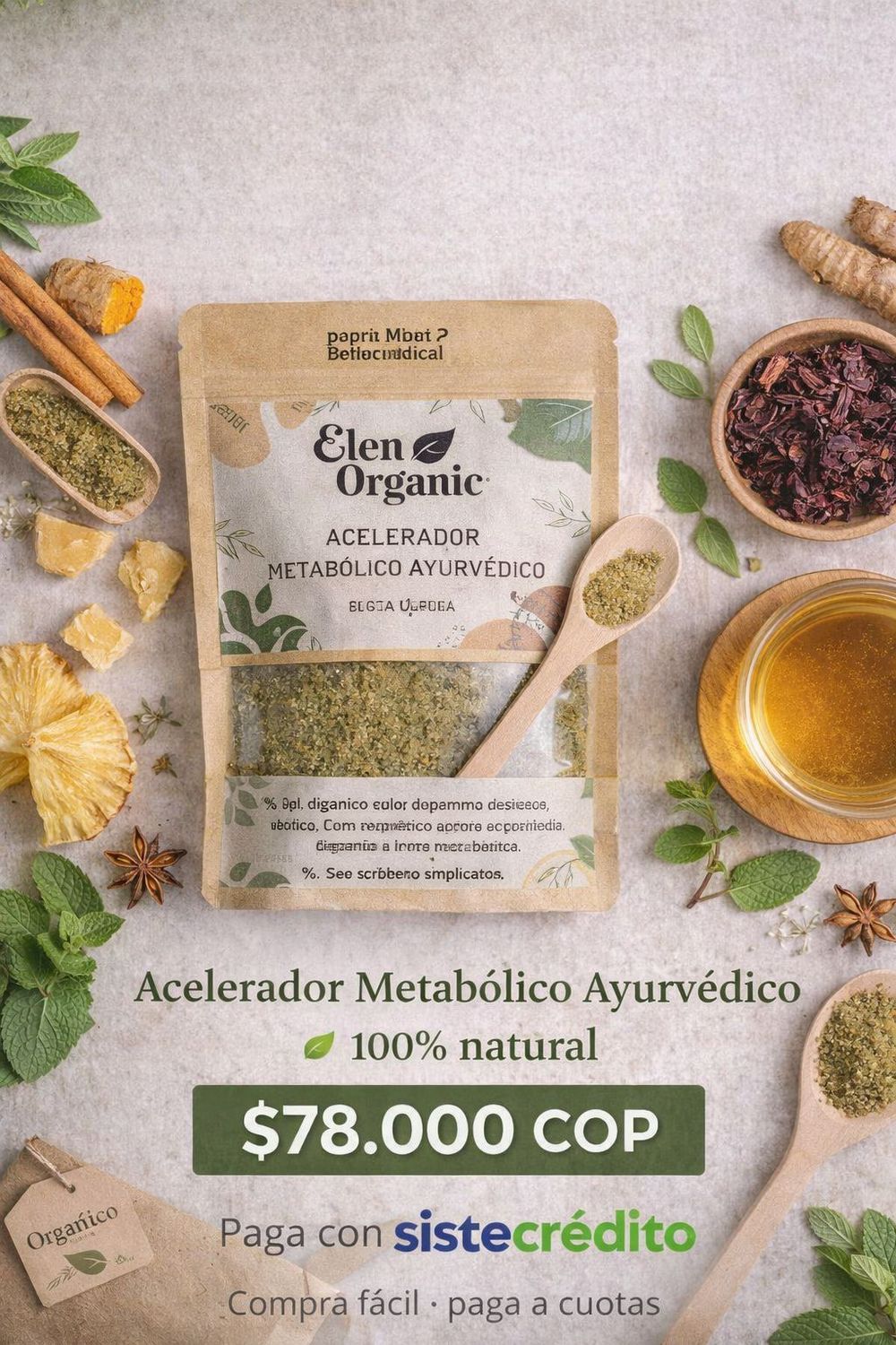 ​Té acelerador metabólico Ayurveda