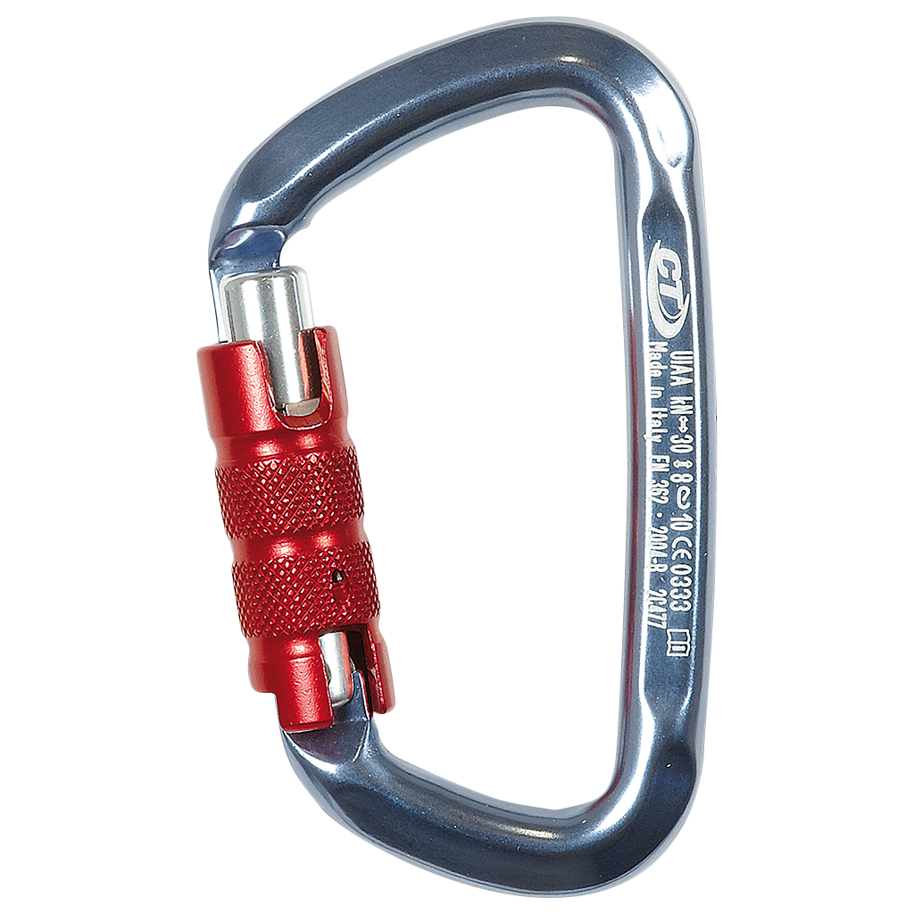Climbing Technology D-Shape Triple Lock Carabiner