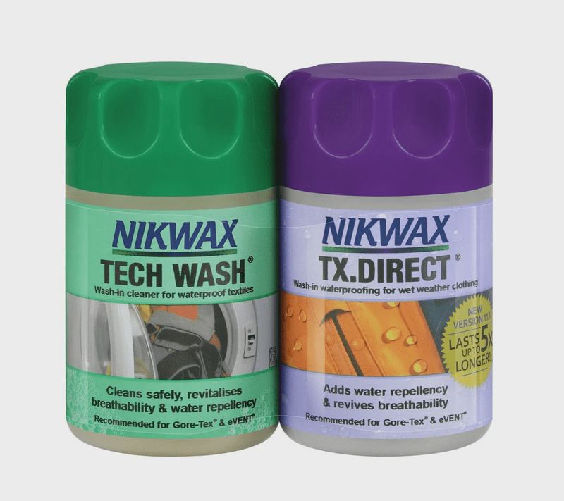 Nikwax Cleaning and Waterproofing Pack - Single Dose