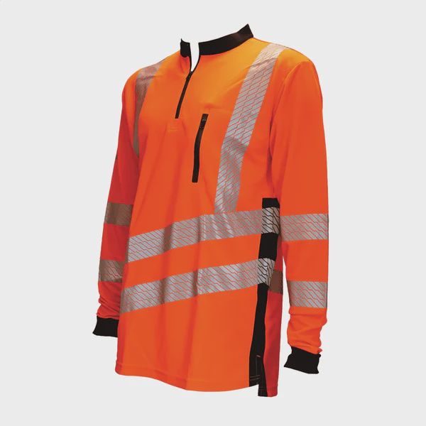 Treehog  Long Sleeve T-Shirt Hi Vis Orange