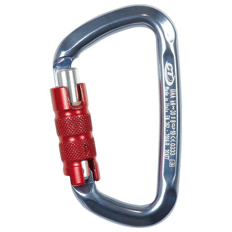 Climbing Technology D-Shape Triple Lock Carabiner