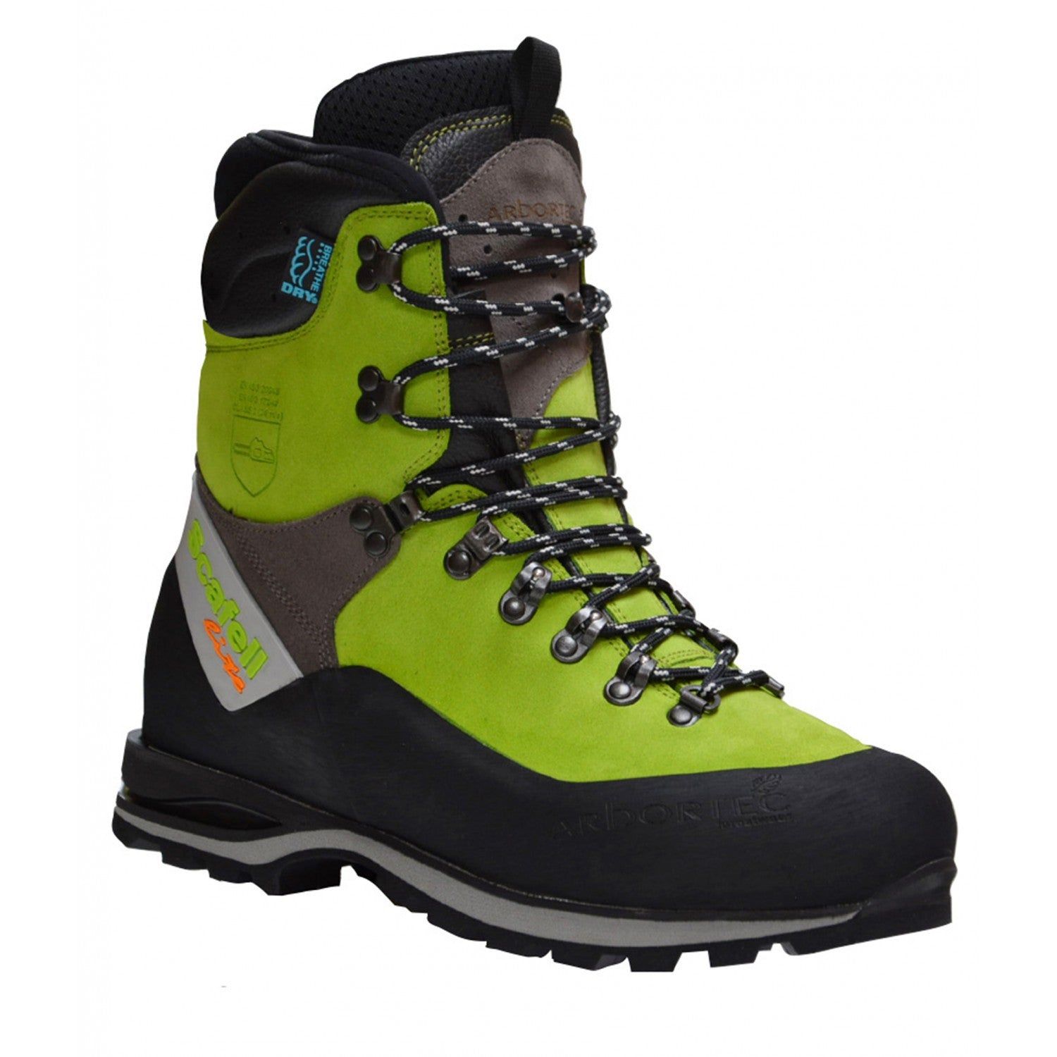 Arbortec Scafell Lite Chainsaw Boot Lime