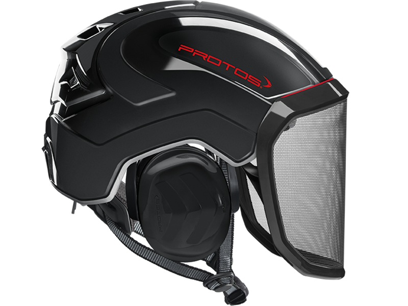 Protos Integral Arborist Helmet - Black