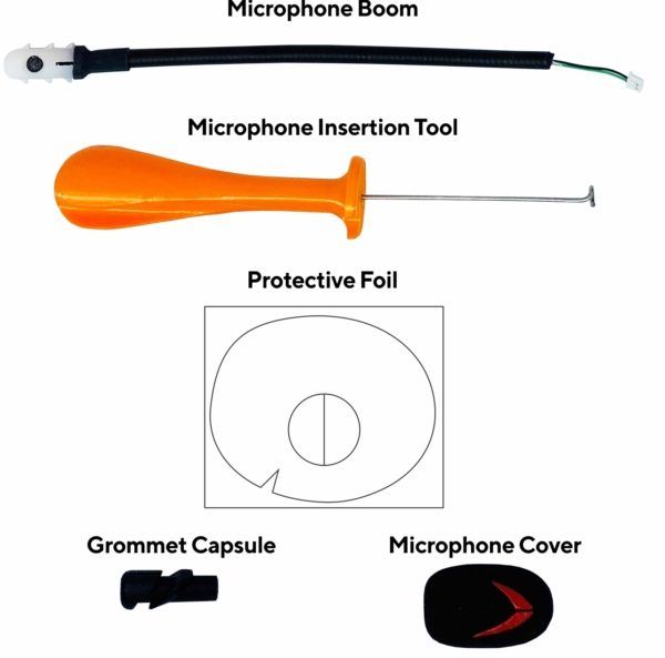Protos BT-Com Microphone Boom Replacement Kit