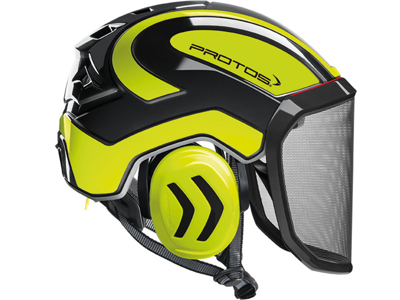 Protos Integral Arborist Helmet Black/Yellow