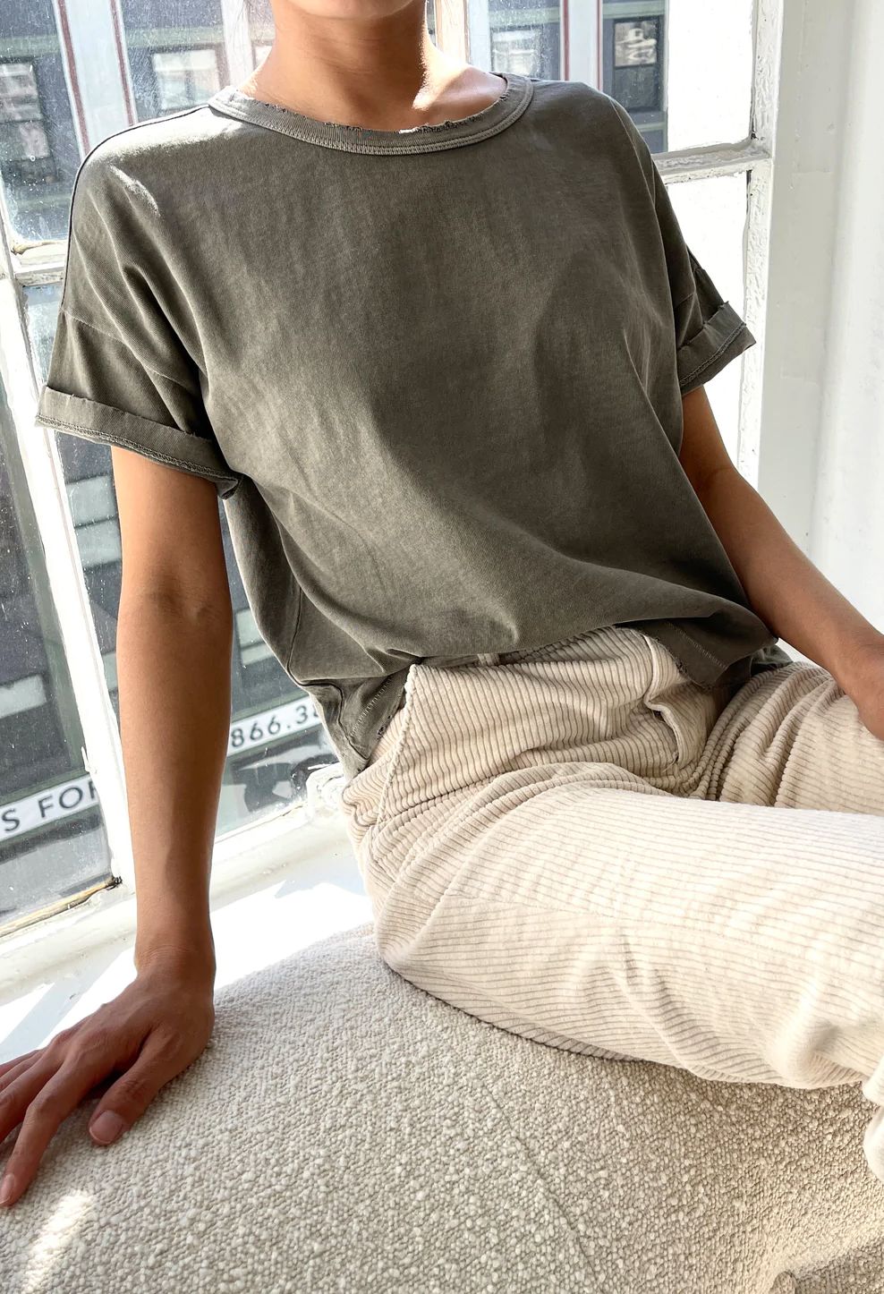 FILLE TEE ARMY