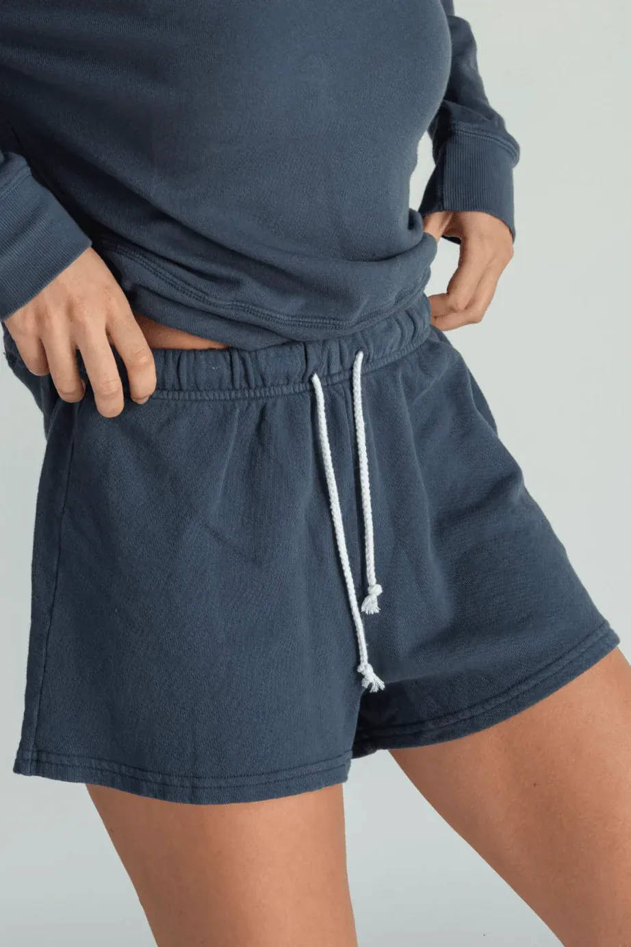 LAYLA FRENCH TERRY SHORT - NAVY