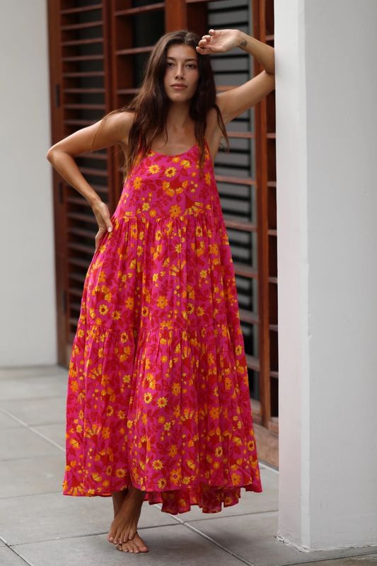 MIAMI TIERED MAXI