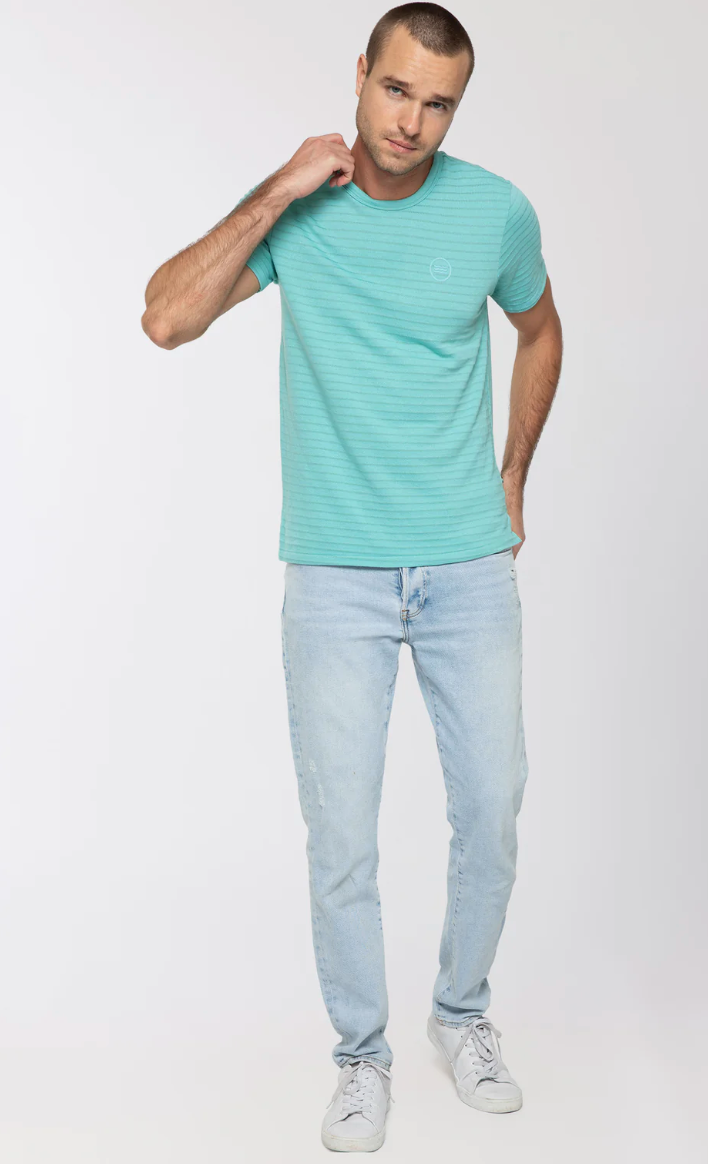 TONAL STRIPE CREW - POOL