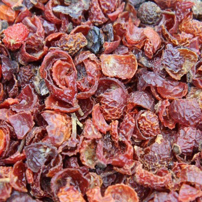 Rozenbottels gesneden