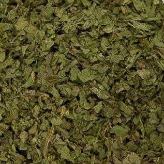 Korianderblad of Ketoembar gesneden