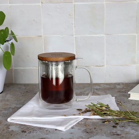 Dubbelwandig glas Gustave, Maat: Standaard