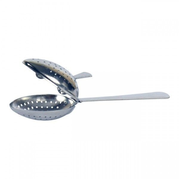 Theefilter lepel met klem