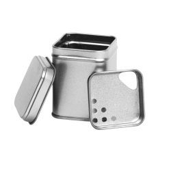 Vierkant kruidenblik met strooier