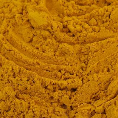 Kurkuma, Geelwortel of Temoe Lawak gemalen