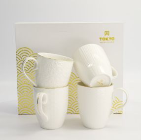 Nippon White Gold Mug Giftset