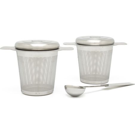 Theefilter set met theemaatlepel