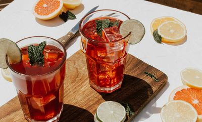 Rooibos Gember Citroen Mocktail