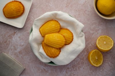 earl grey citroen madeleines