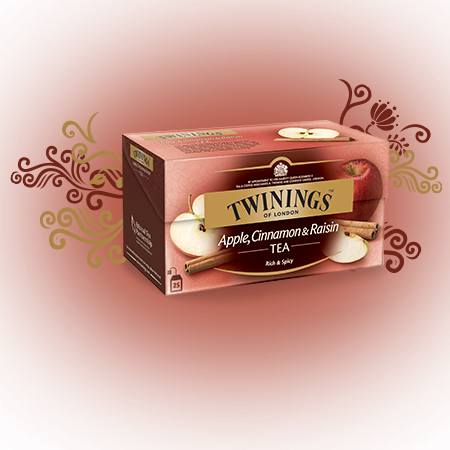 Twinings Tea: Apple Cinnamon &amp; Raisin, Inhoud: Zakjes - 25 stuks