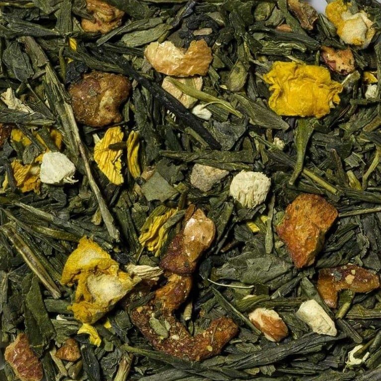 Kweepeer Gember Groene Thee, Maat: 100 g