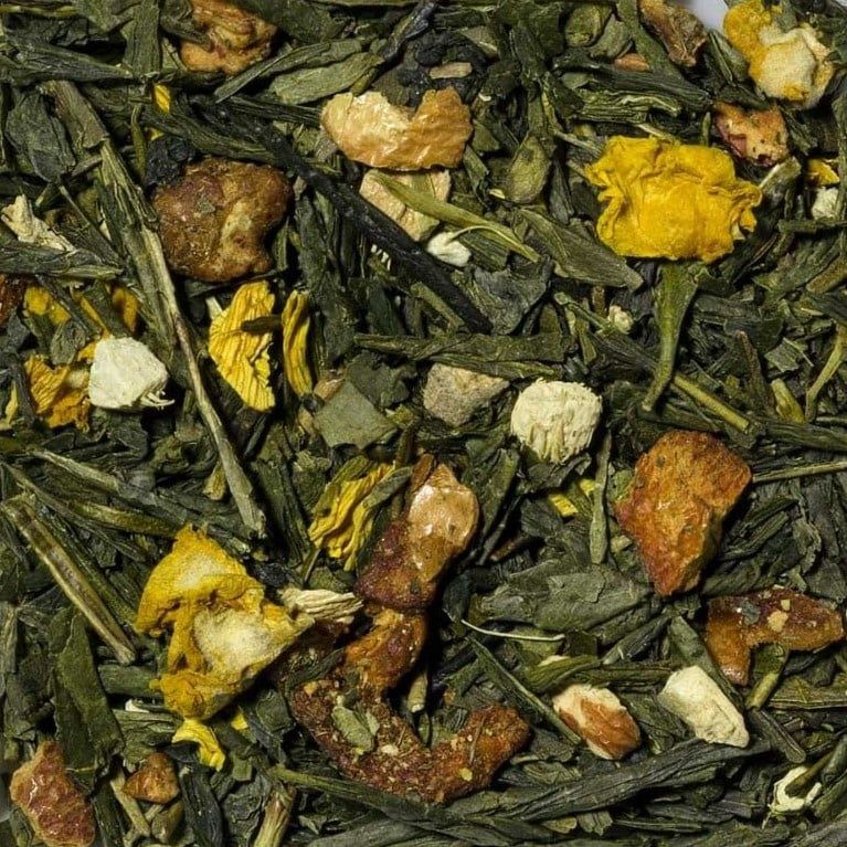 Kweepeer Gember Groene Thee, Maat: 100 gram