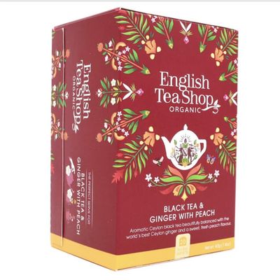 English Tea Shop: Black Tea Ginger with Peach