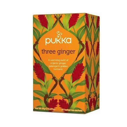 Pukka Taste Alive: Three Ginger, Inhoud: Zakjes - 20 stuks