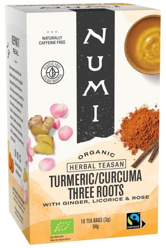 Turmeric Tea - Three Roots, Maat: Standaard