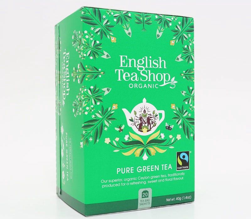 English Tea Shop: Pure Green Tea, Inhoud: Zakjes - 20 stuks