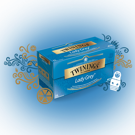 Twinings Tea: Lady Grey, Maat: Standaard