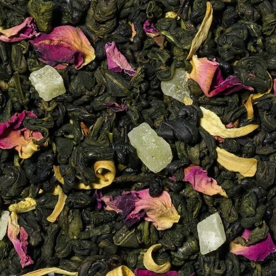 55 Passievrucht Mango Groene Thee, Maat: 100 g