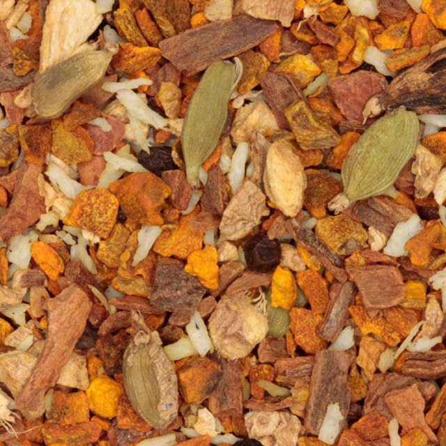 36 Golden Milk Spices Bio Chai, Maat: 100 gram