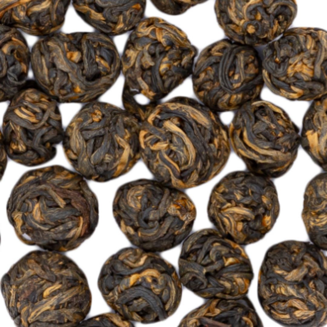 Jasmijnparels van zwarte thee