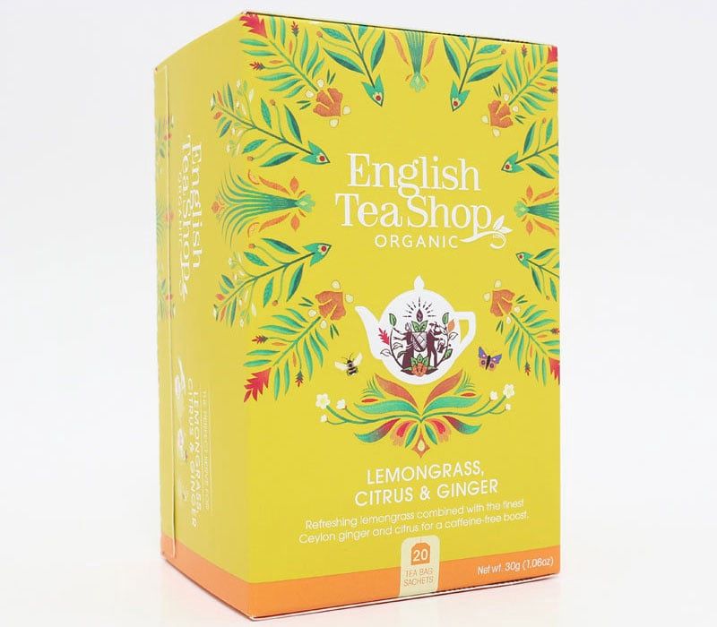English Tea Shop: Lemongrass Citrus &amp; Ginger, Inhoud: Zakjes - 20 stuks