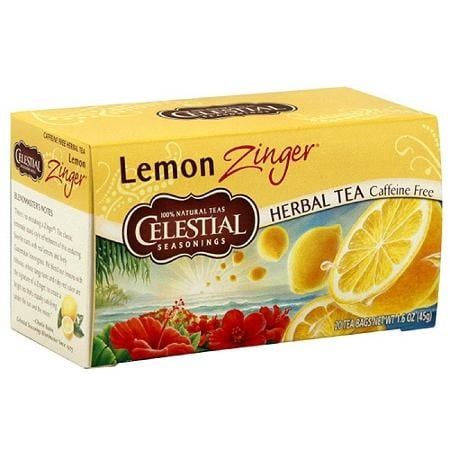 Celestial: Lemon Zinger, Inhoud: Zakjes - 20 stuks