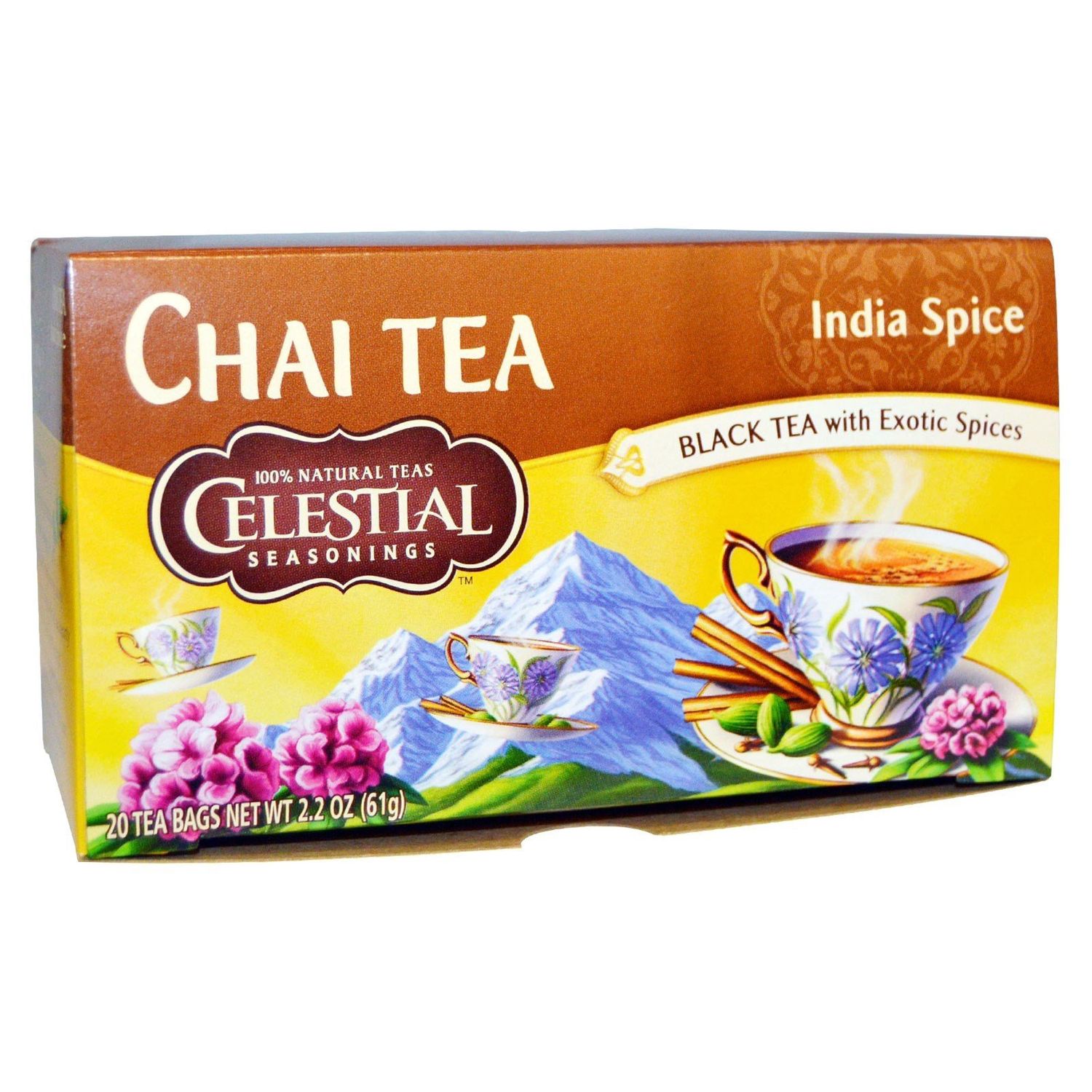 Celestial: Original India Spice Chai, Inhoud: Zakjes - 20 stuks
