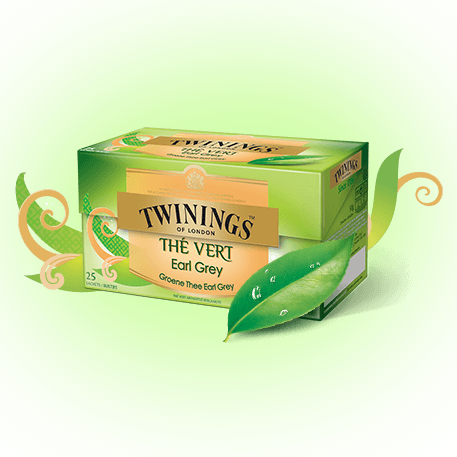 Twinings Tea: Green Earl Grey, Inhoud: Zakjes - 25 stuks