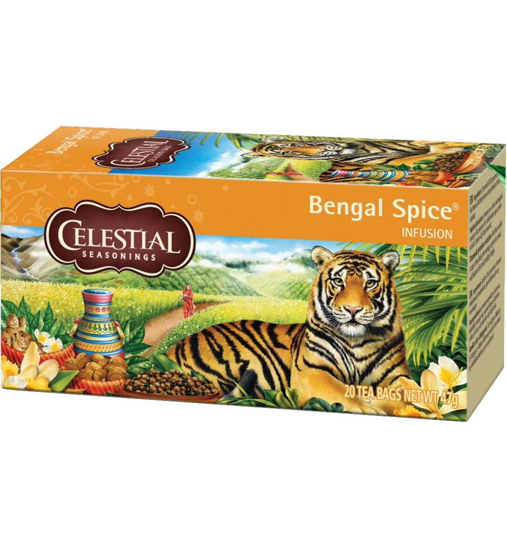 Celestial: Bengal Spice, Inhoud: Zakjes - 20 stuks