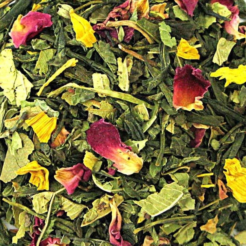 57 Sweet Roses Green Tea, Maat: 100 gram