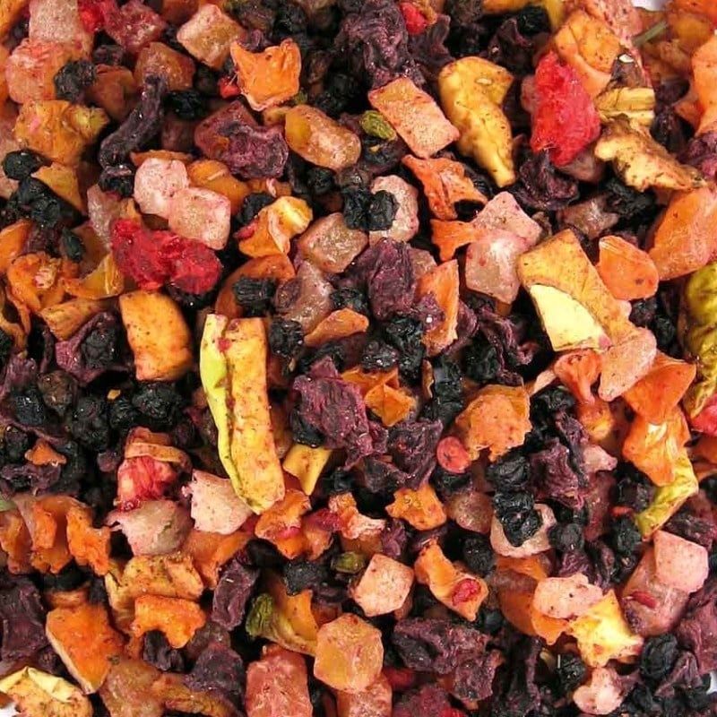 Zachte Frambozen Vruchtenmelange, Maat: 100 g