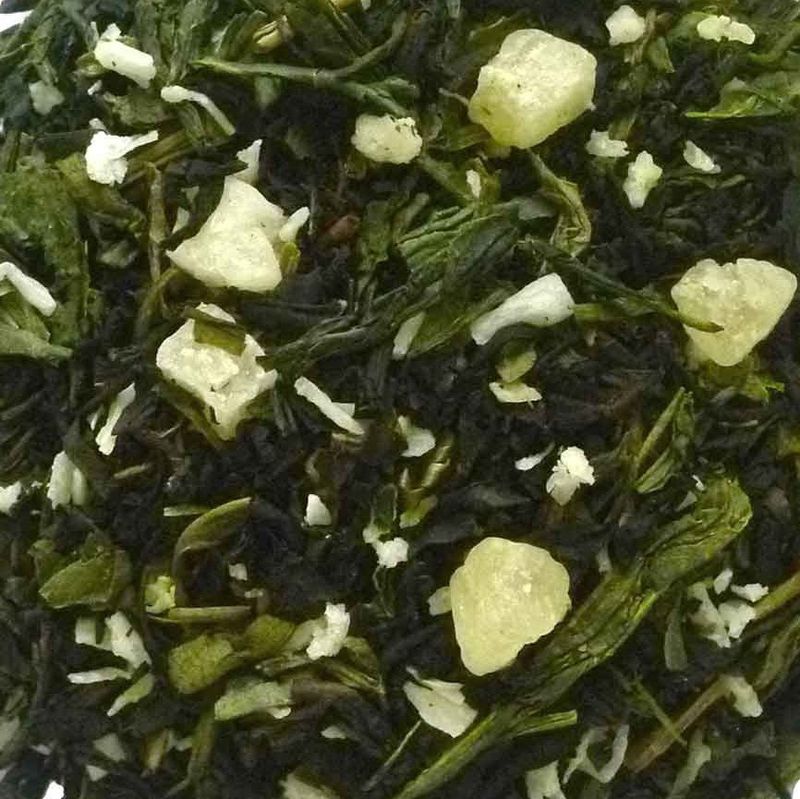 Tropische groen-zwarte Cuba Libre thee