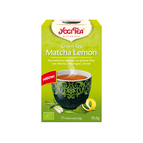 Yogi Green Tea Matcha Lemon, Maat: Standaard