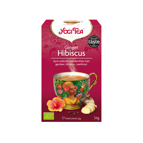 Yogi Ginger Hibiscus, Maat: Standaard